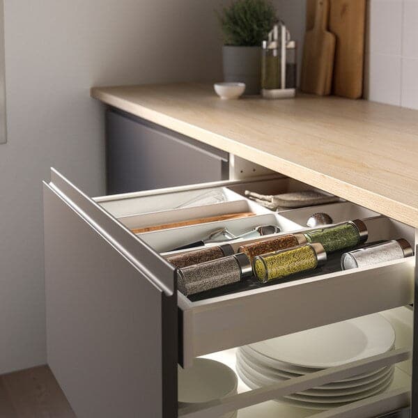 Ikea UPPDATERA - Spice rack, anthracite, 20x50 cm