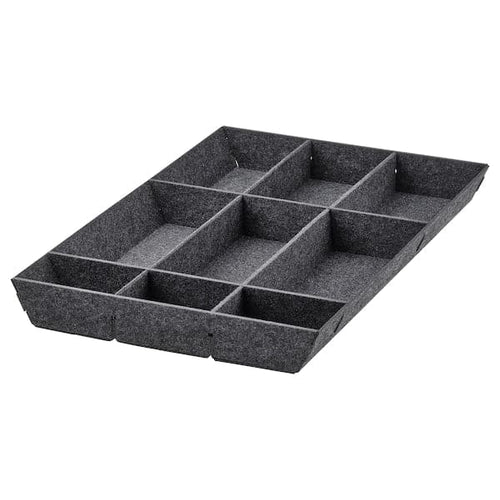 UPPDATERA - Adjustable organiser for drawer, grey, 40 cm