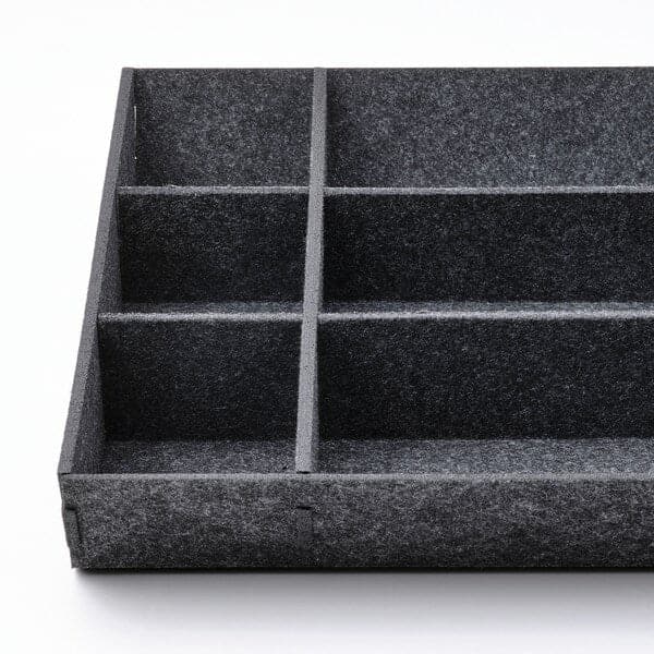 Ikea UPPDATERA - Adjustable organiser for drawer, grey, 40 cm