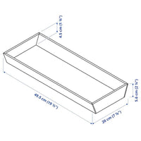 UPPDATERA - Utensil tray, light bamboo, 20x50 cm - best price from Maltashopper.com 70459976