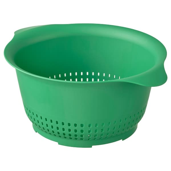 UPPFYLLD - Colander, bright green, 24 cm