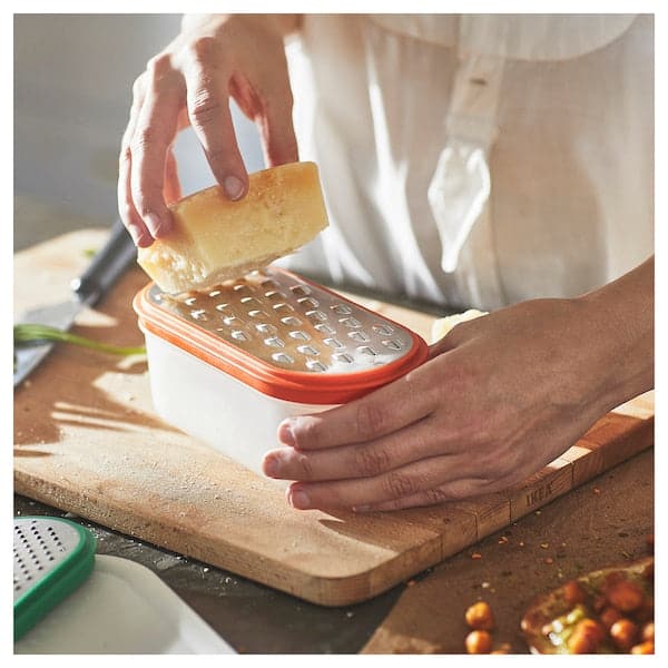 UPPFYLLD - Grater with container, set of 4, mixed colours - Premium  from Ikea - Just €7.99! Shop now at Maltashopper.com