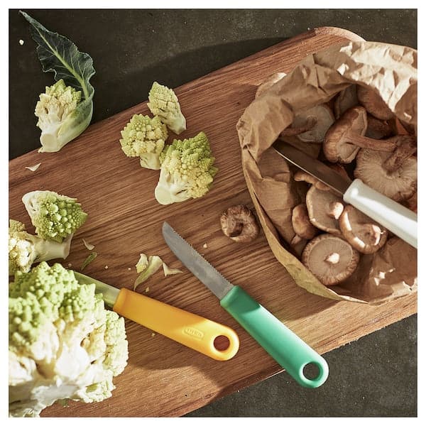 Ikea UPPFYLLD - Paring knife, set of 3, mixed colours