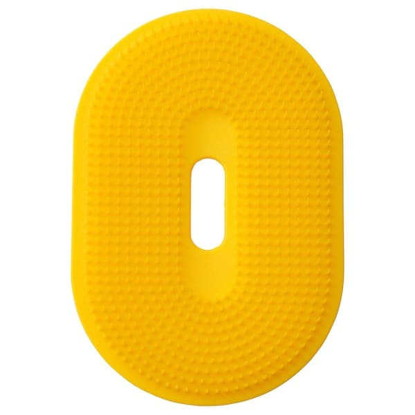 UPPFYLLD - Vegetable scrubber, bright yellow