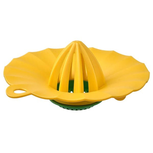 UPPFYLLD - Lemon squeezer, bright yellow/bright green, 15 cm