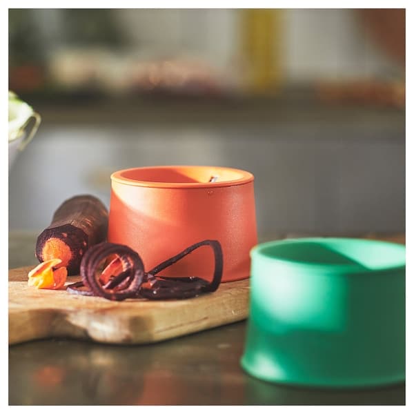 Ikea UPPFYLLD - Vegetable slicer, set of 2, bright orange/bright green