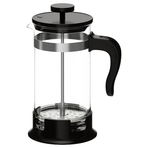 UPPHETTA - Coffee/tea maker, glass/stainless steel, 1 l
