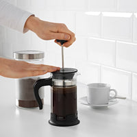UPPHETTA - Coffee/tea maker, glass/stainless steel, 0.4 l - best price from Maltashopper.com 00297850