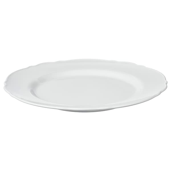 Ikea UPPLAGA - Plate, white, 28 cm