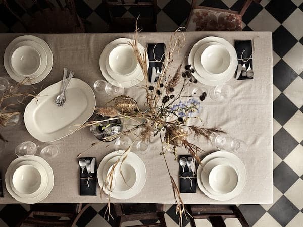 Ikea UPPLAGA - Plate, white, 28 cm