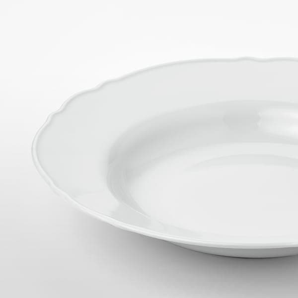 Ikea UPPLAGA - Deep plate, white, 26 cm