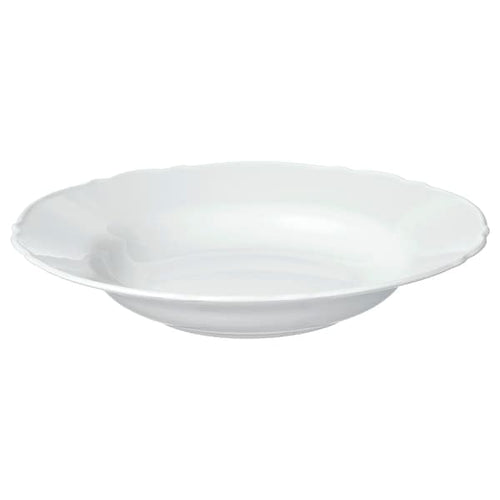UPPLAGA - Deep plate, white, 26 cm