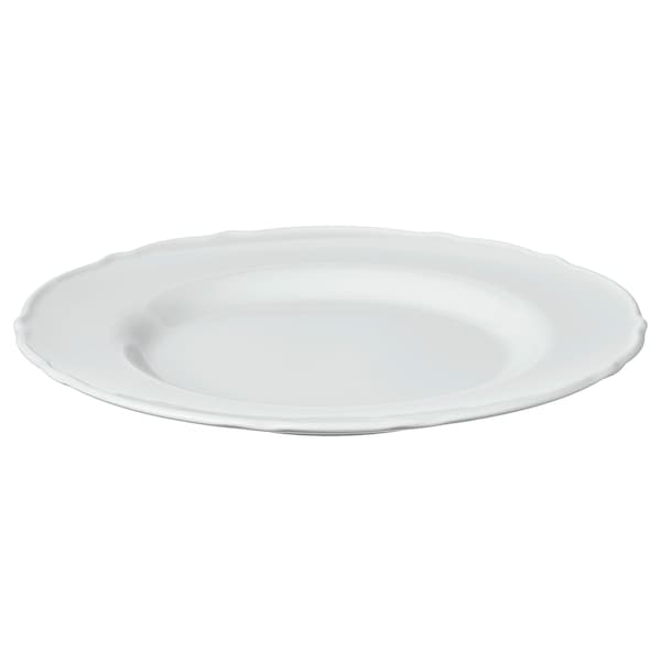 Ikea UPPLAGA - Side plate, white, 22 cm