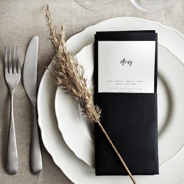 Ikea UPPLAGA - Side plate, white, 22 cm