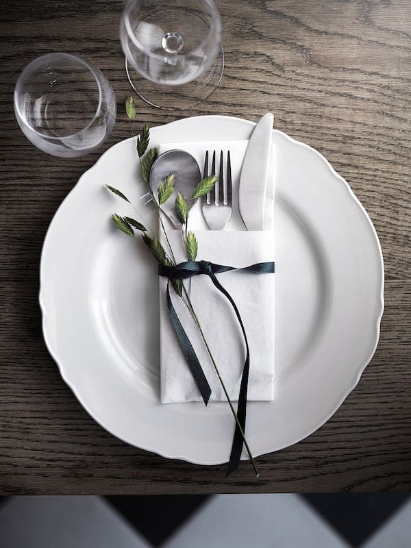 Ikea UPPLAGA Service 18 pieces - white ,