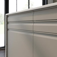 UPPLÖV - Door, matt dark beige, 60x100 cm - best price from Maltashopper.com 50470480