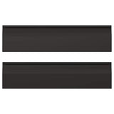 UPPLÖV drawer front, matt anthracite, 40x10 cm, 2 pack