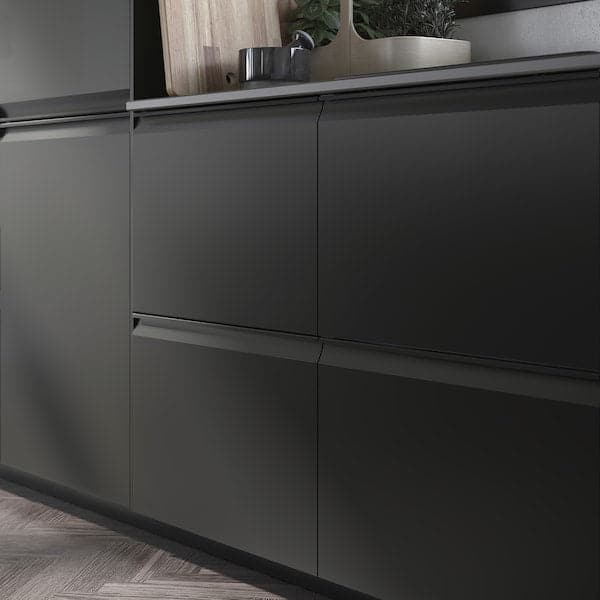 UPPLÖV - Drawer front, matt anthracite, 80x20 cm - best price from Maltashopper.com 40526784