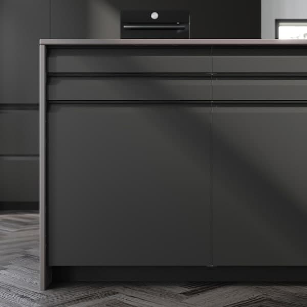 UPPLÖV - Drawer front, matt anthracite, 60x10 cm - best price from Maltashopper.com 40526779