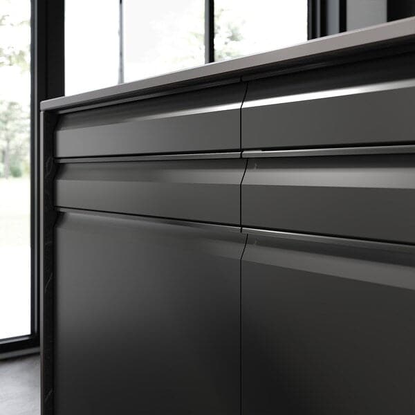Ikea UPPLÖV - Drawer front, matt anthracite, 60x10 cm