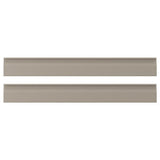 UPPLÖV drawer front, matt dark beige, 80x10 cm, 2 pack