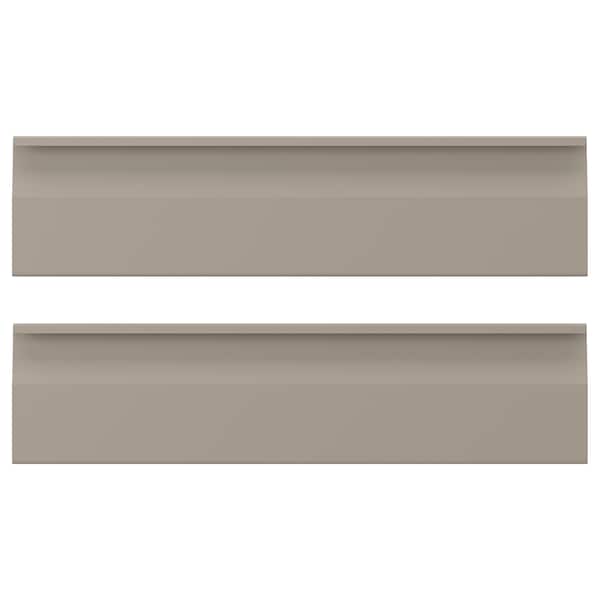 UPPLÖV - Drawer front, matt dark beige, 40x10 cm - best price from Maltashopper.com 60470489