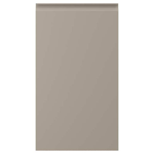 UPPLÖV - Front for dishwasher, matt dark beige, 45x80 cm
