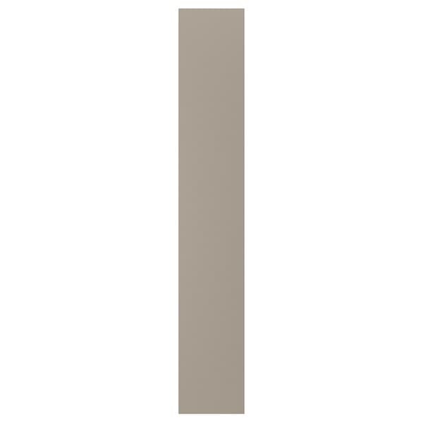 Ikea UPPLÖV - Cover panel, matt dark beige, 39x240 cm