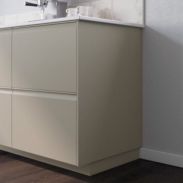Ikea UPPLÖV - Cover panel, matt dark beige, 62x240 cm