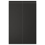 UPPLÖV 2-p door f corner base cabinet set, left-hand/matt anthracite, 25x80 cm