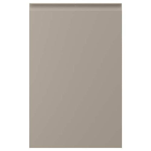 UPPLÖV - 2-p door f corner base cabinet set, left-hand/matt dark beige, 25x80 cm