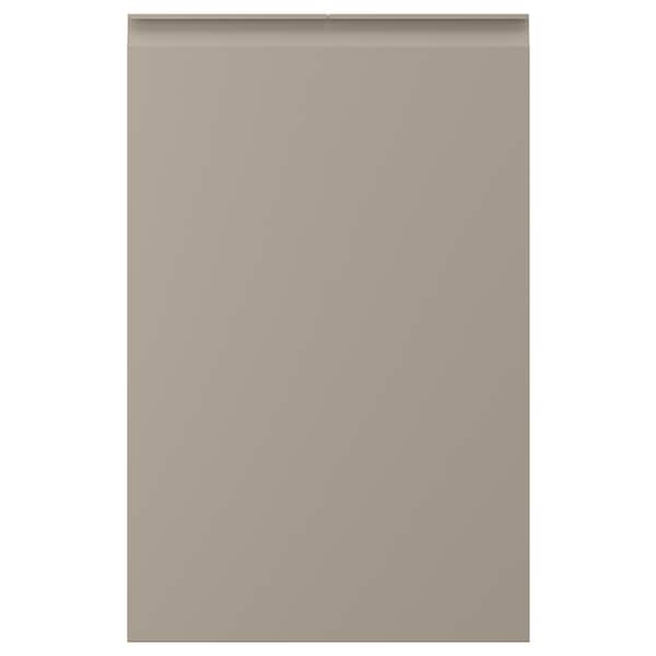 UPPLÖV - 2-p door f corner base cabinet set, left-hand/matt dark beige, 25x80 cm