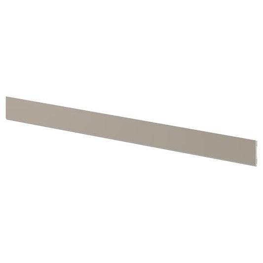 Ikea UPPLÖV - Plinth, matt dark beige, 220x8 cm