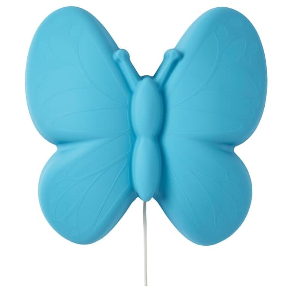 UPPLYST LED wall lamp - blue butterfly , - best price from Maltashopper.com 60440341