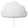 UPPLYST LED wall lamp, cloud white, 30x19x8 cm