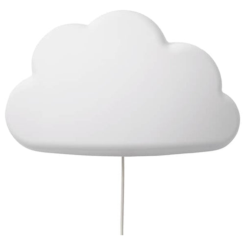 UPPLYST LED wall lamp, cloud white, 30x19x8 cm