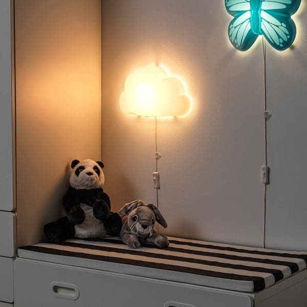 Ikea UPPLYST LED wall lamp - white cloud