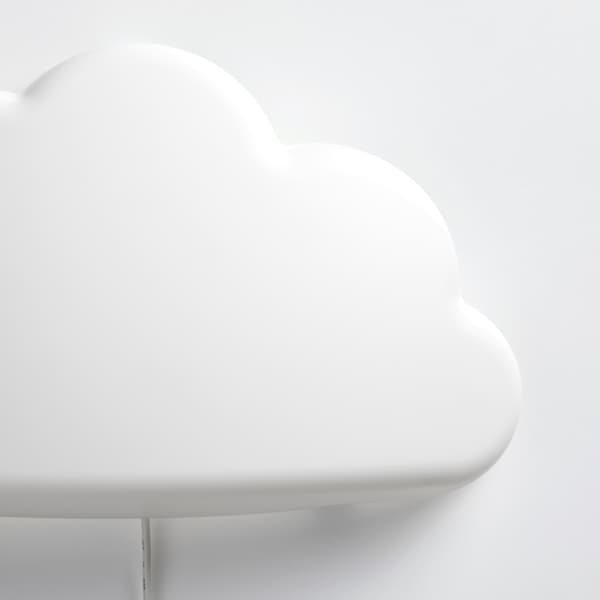 Ikea UPPLYST LED wall lamp - white cloud