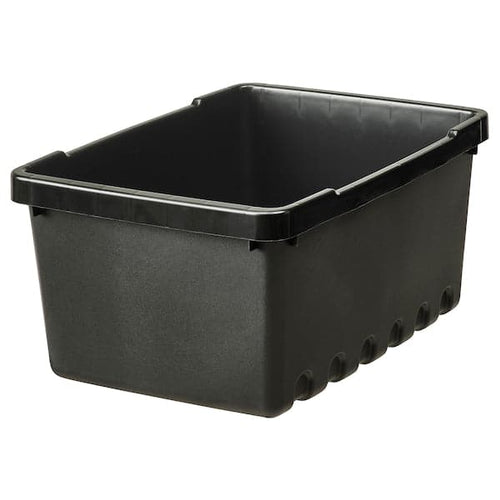 UPPSNOFSAD - Storage box, black, 25x17x12 cm/3.5 l