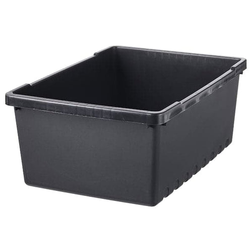 UPPSNOFSAD - Storage box, black, 35x25x14 cm/9 l