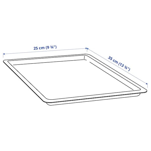 Ikea UPPSNOFSAD - Lid, black, 35x25 cm