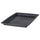 UPPSNOFSAD Lid - black 25x17 cm
