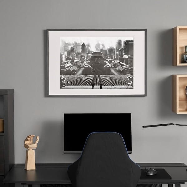 Ikea UPPSPEL - Poster, cyberscape, 70x50 cm