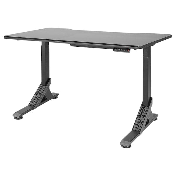 UPPSPEL Gaming desk, black, 140x80 cm , 140x80 cm