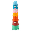 UPPSTÅ building beakers, multicolour, 8 cm