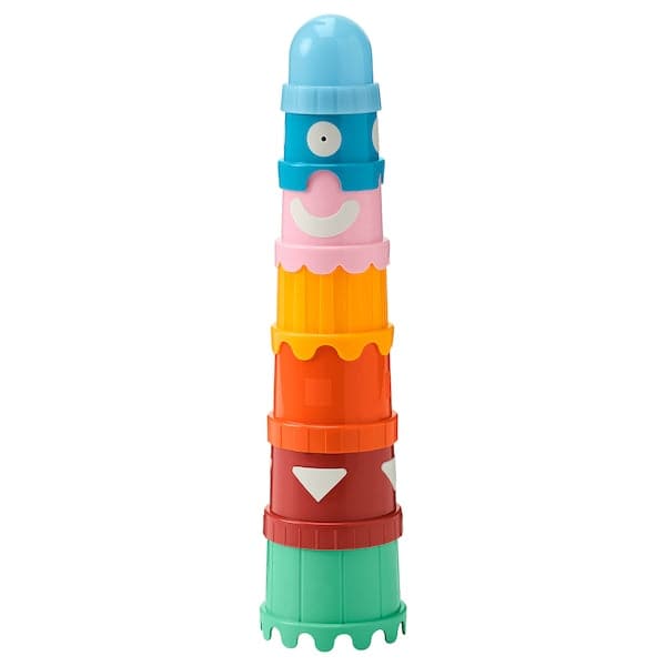 Ikea UPPSTÅ - Building beakers, multicolour