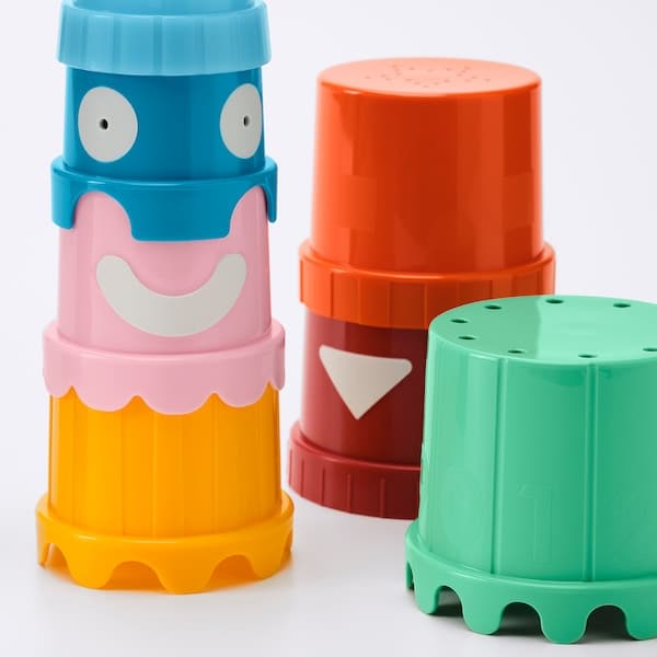 Ikea UPPSTÅ - Building beakers, multicolour