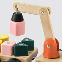 UPPSTÅ - Crane with blocks, multicolour/beech - best price from Maltashopper.com 40580851