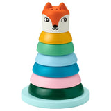 UPPSTÅ stacking rings, multicolour, 12 cm