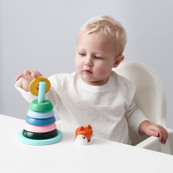 Ikea UPPSTÅ - Stacking rings, multicolour